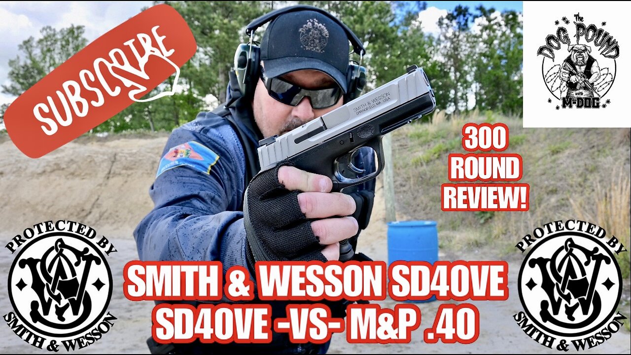 SMITH & WESSON SD40VE 40 CALIBER 300 ROUND REVIEW! SD40VE VERSUS M&P 40!