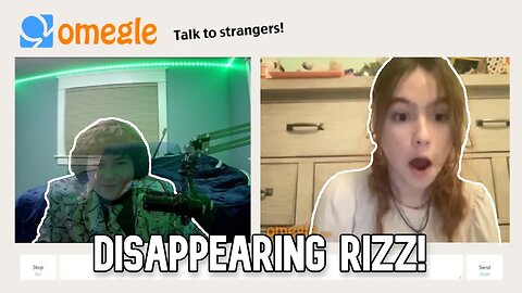 Using Disappearing Rizz On Omegle!