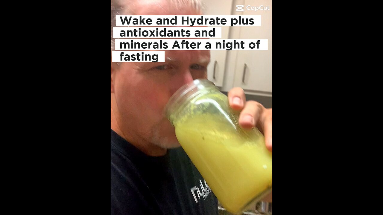 Wake and hydrate antioxidants plus minerals