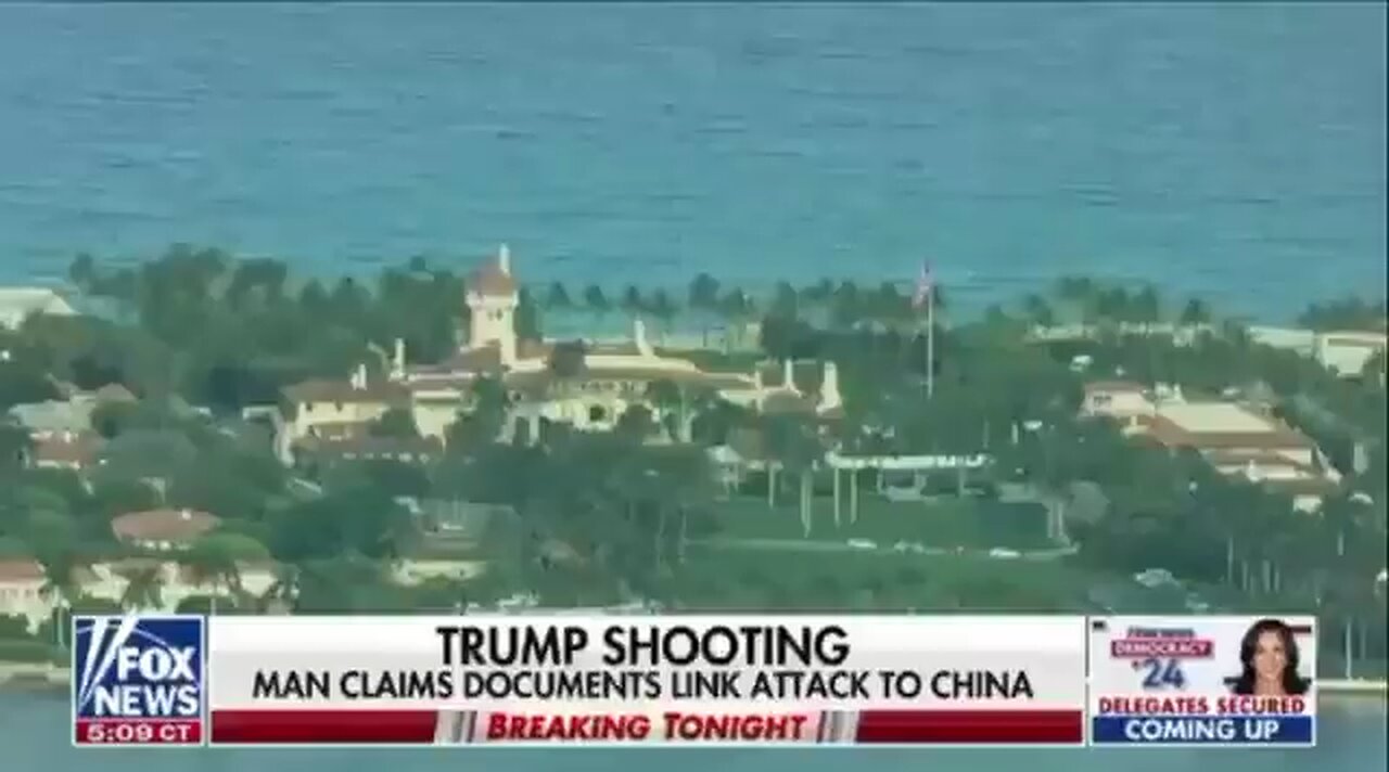 A Chinese national was apprehended while attempting to enter Mar-a-Lago