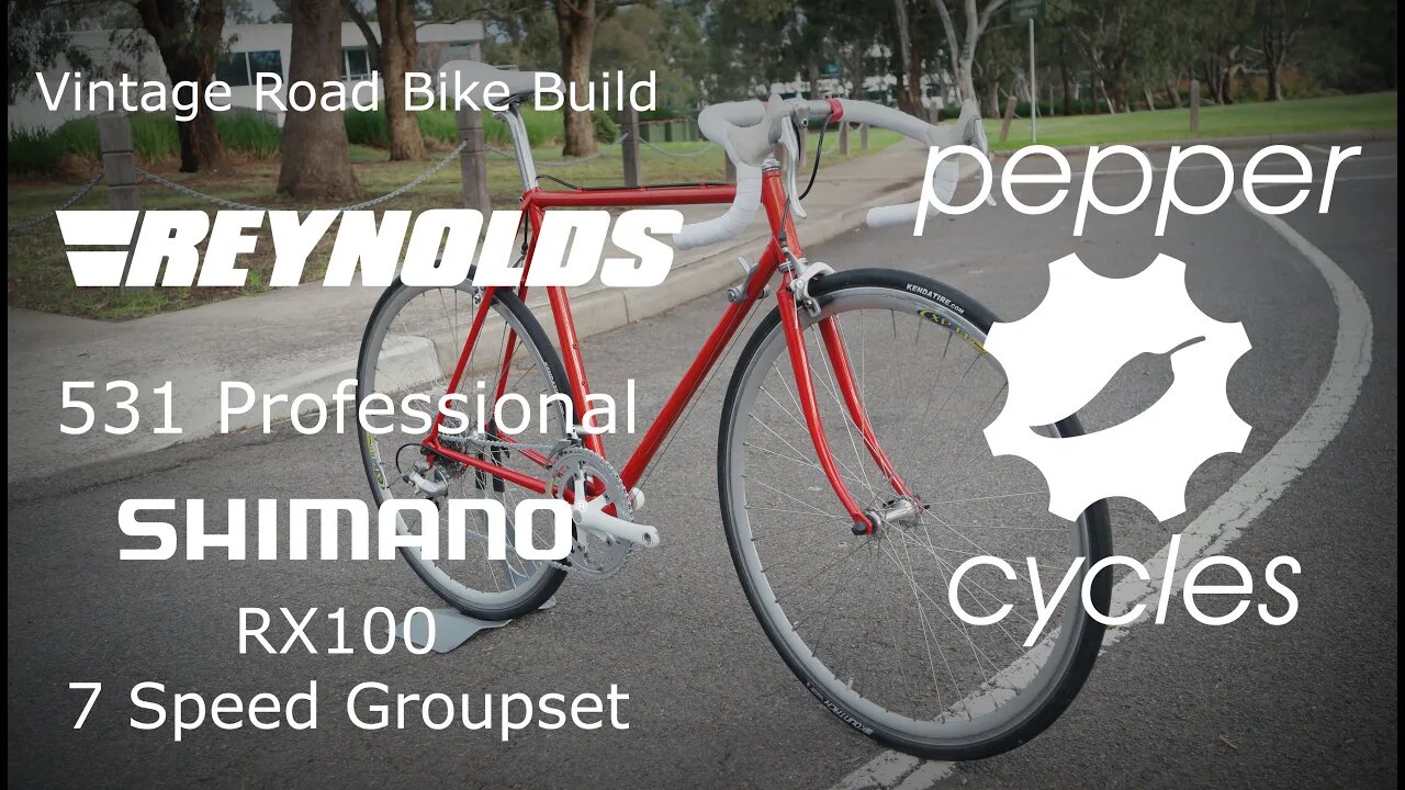 Vintage road bike build - Reynolds 531 frame x Shimano RX100 Parts