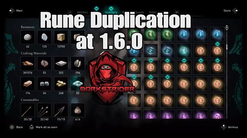 Assassin's Creed Valhalla- Rune Duplication at 1.6.0