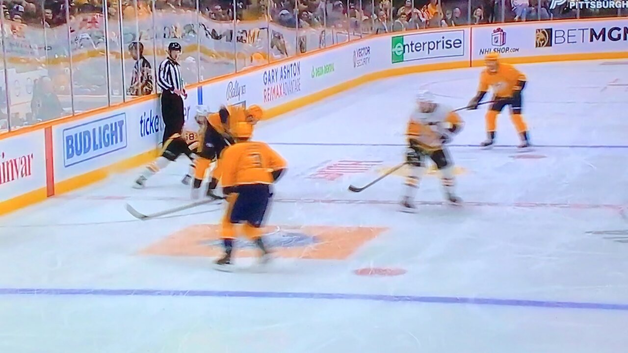 Penguins RW #67 Rickard Rakell 🥅(15)🏒Deflected Goal