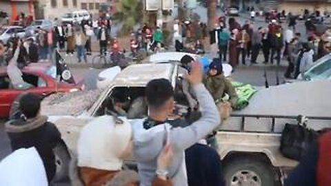 ISIS flag spotted on militants’ car and Jewish controlled Syrian actors showing the peace hand sign