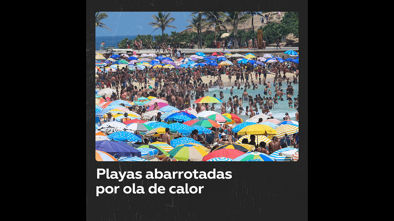 Ola de calor tras llegada de la primavera en Brasil