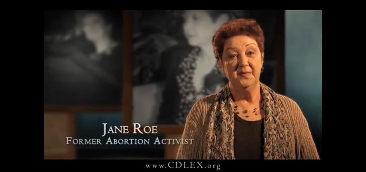 MEET JANE ROE / Roe vs Wade .....She Has Something To Say