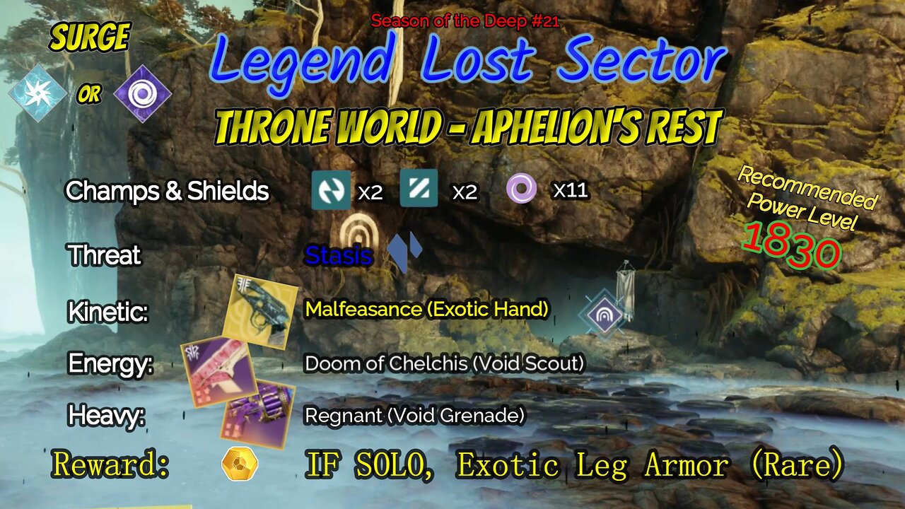 Destiny 2 Legend Lost Sector: Dreaming City - Aphelion's Rest on my Strand Titan 7-23-23