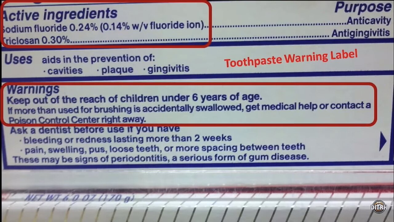 NASA Is Encouraging Your Children To Poison Themselves! GO Read The Label On YOUR Childs Toothpaste! Fluoride is The Poison That Supposedly Keeps Their Mind Malleable And Shortens Their Attention Span For better Indoctrination & Brainwashing!