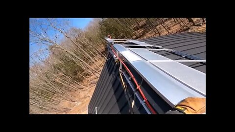 Roof Solar Plumbing part ii, iii