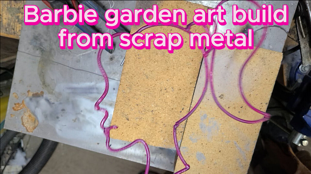 how to build a one of a kind Barbie art piece for the garden #barbie #barbieart #barbiegirl #garden