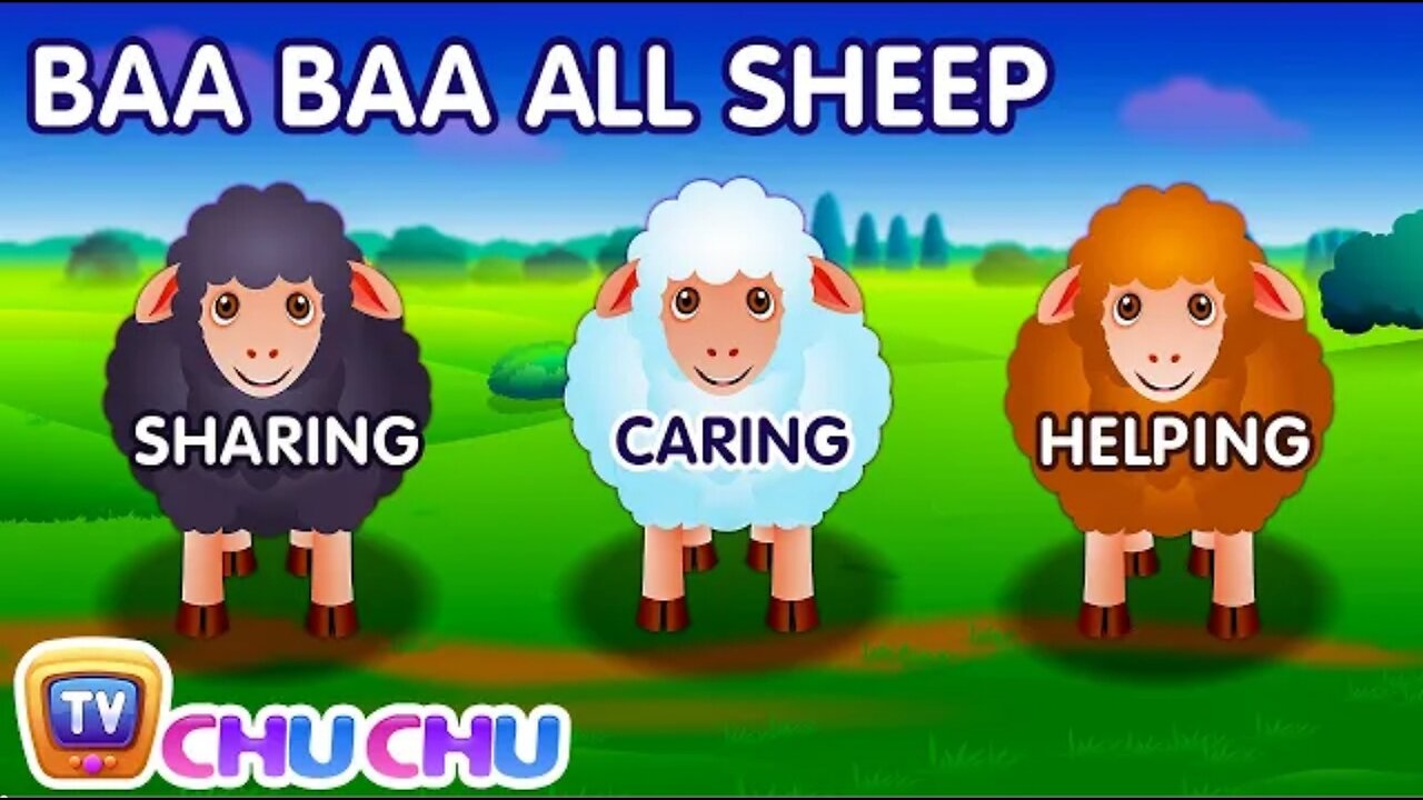 Baa baa black sheep kids video