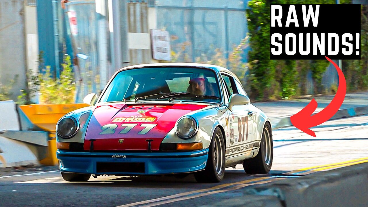 2023 Outlaw Gathering with Magnus Walker Roll In! Los Angeles 6st Bridge!