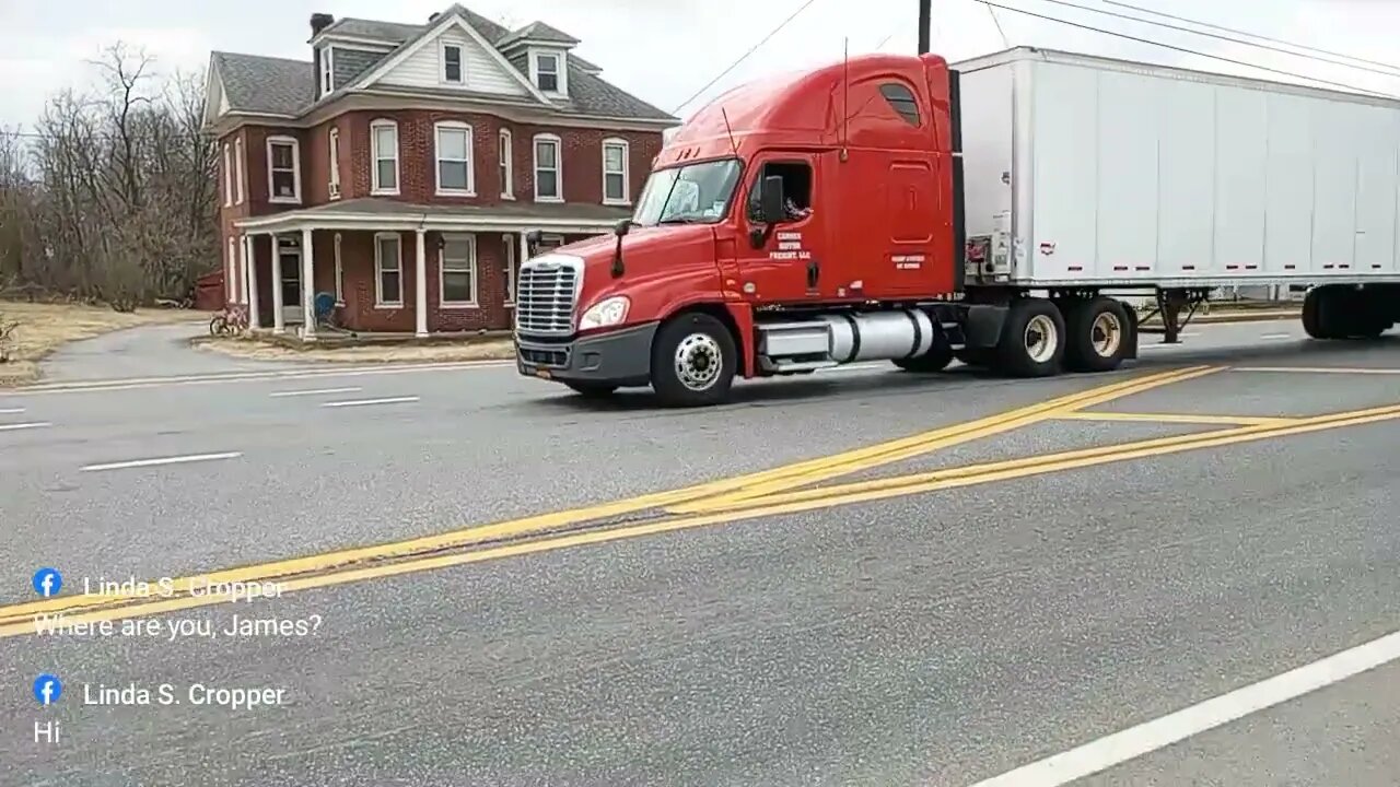 #peoplesconvoy2022 Leaving #maryland and heading to #washintondc Belt way