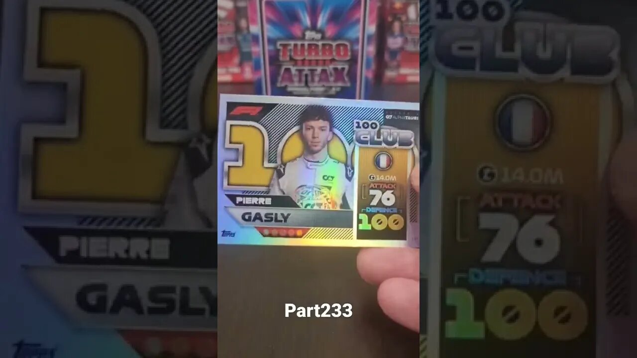 Topps Turbo Attax 2022 F1 Formula1 epic trading card opening best exclusive unboxing FRENCH GP2022