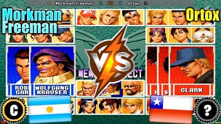 The King of Fighters '96 (Morkman_Freeman Vs. Ortox) [Argentina Vs. Chile]