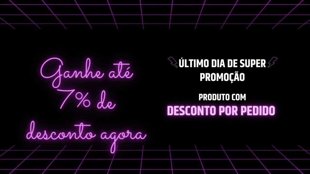 Último Dia de promoção !