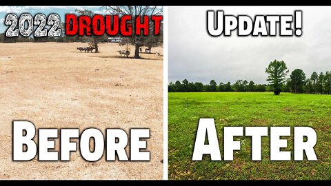 2022 (DROUGHT!) BEFORE & AFTER (Update!) | Better Or (WORSE?!) RECORD Rain in Texas! NEW PROJECT!