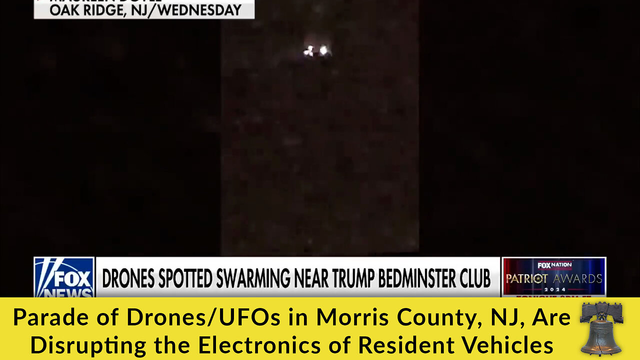 Parade of Drones/UFOs in Morris County, NJ, Are Disrupting the Electronics of Resident Vehicles