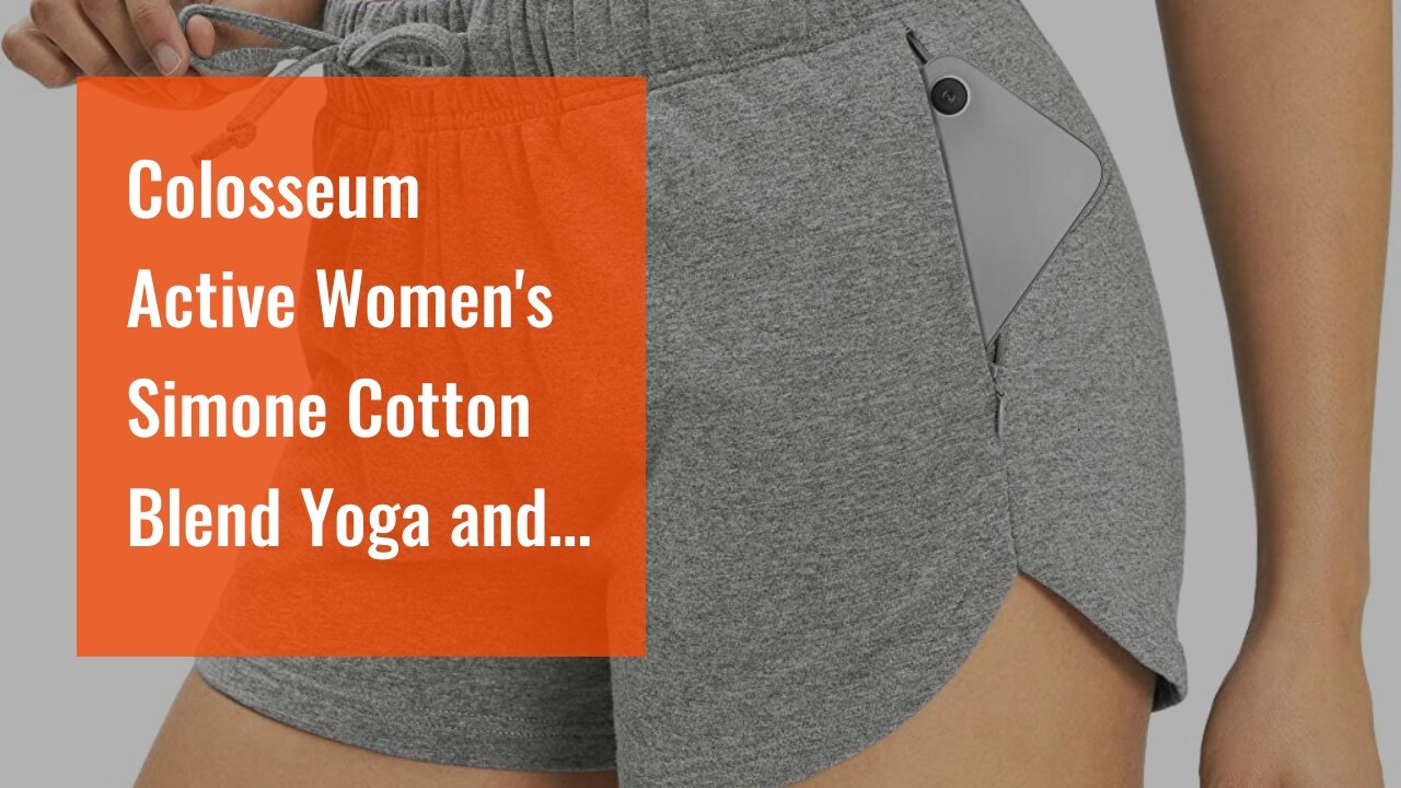 Colosseum Active Women's Simone Cotton Blend Yoga and Running Short