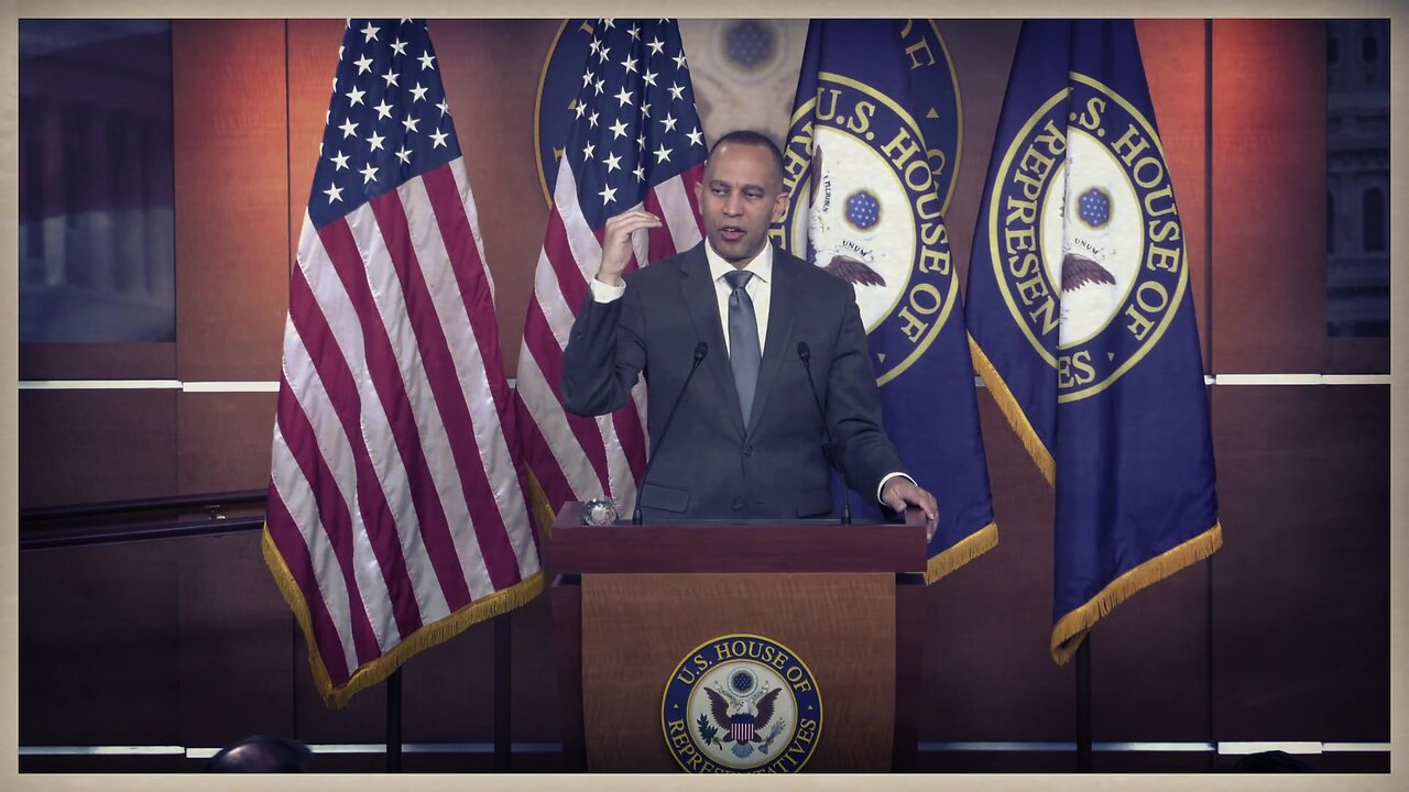 Hakeem Jeffries with an example of Political Hypocrisy