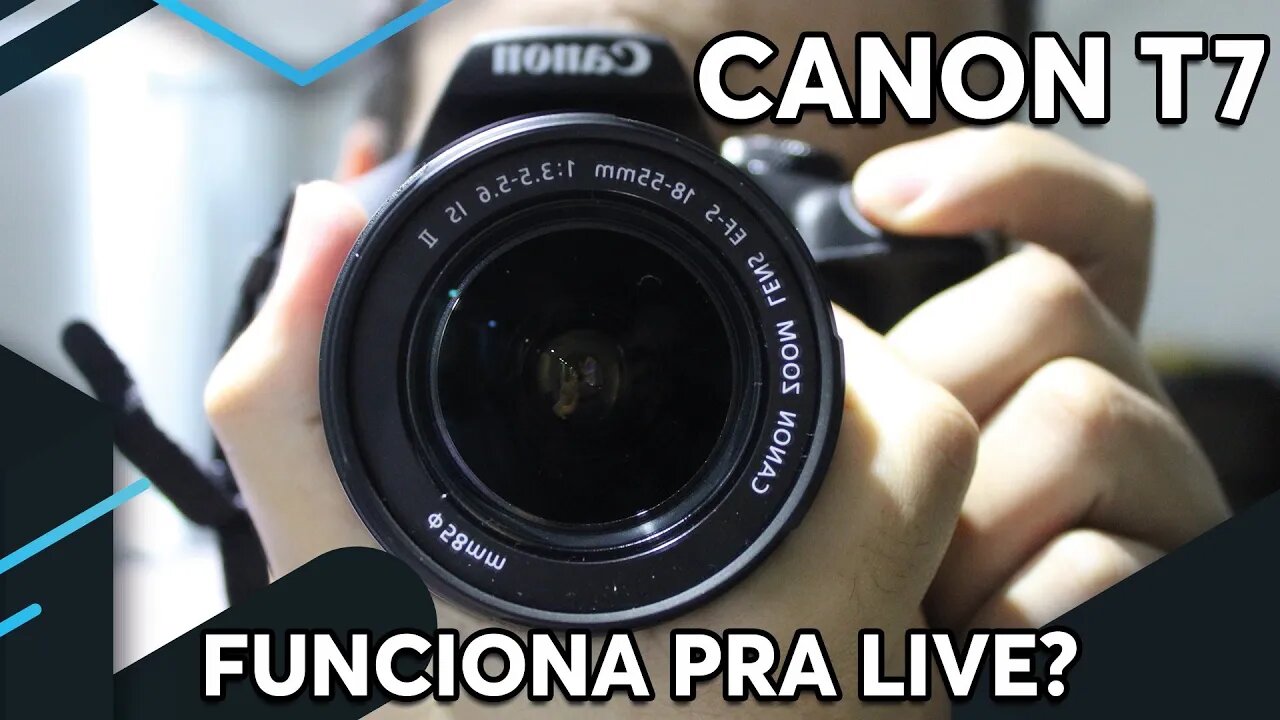 CANON T7 PARA LIVES, É BOM? | EOS D2000 REVIEW