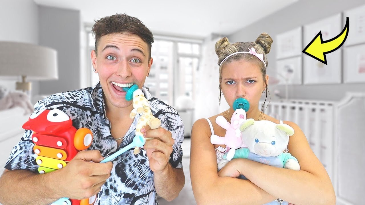 Couple Becomes a "BABY" For a Day!