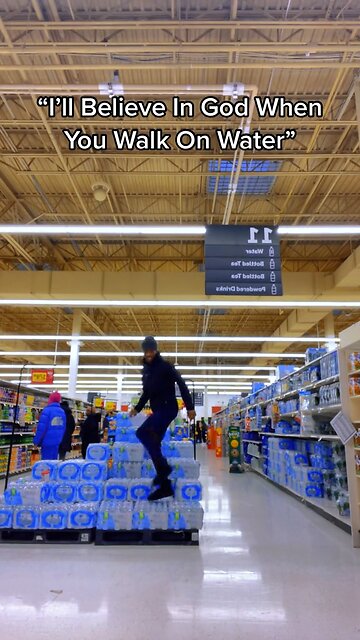 “I’ll Believe In God When Humans Walk On Water”
