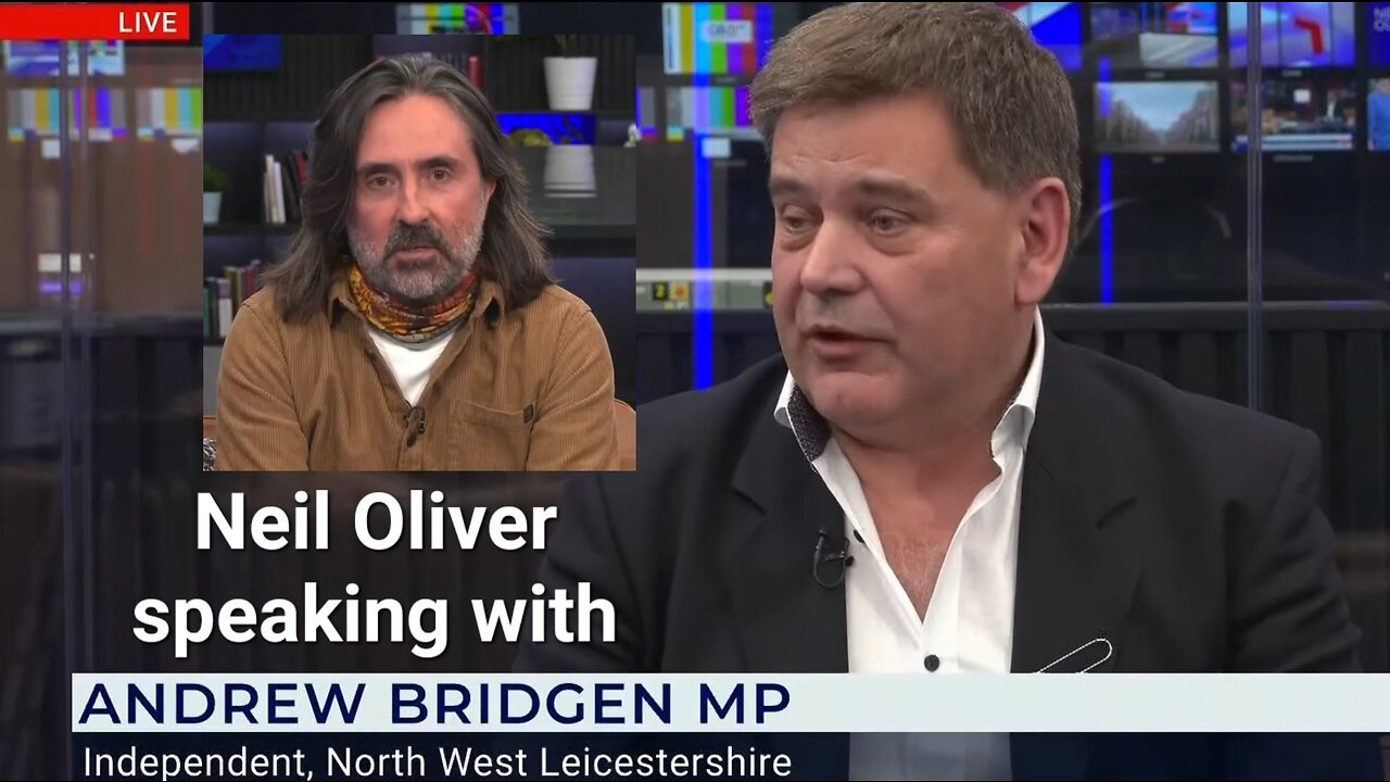 Neil Oliver speaks with Andrew Bridgen MP.