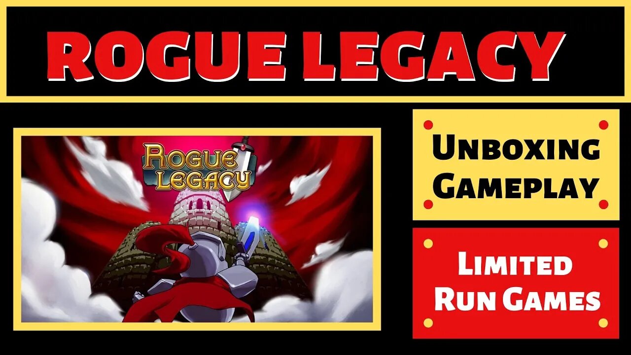 Rogue Legacy Unboxing and Gameplay | Limited Run Games