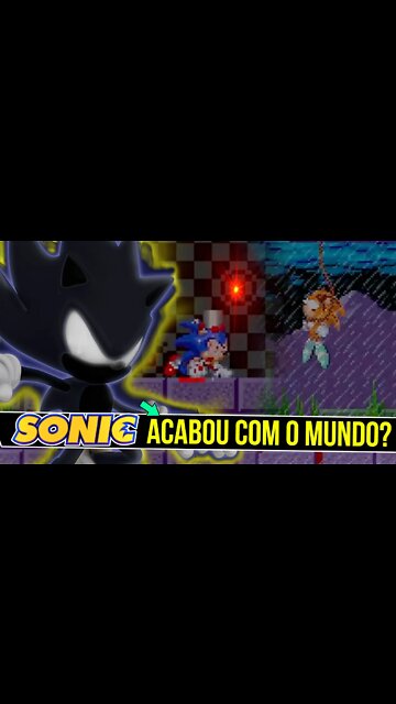 SONIC Maligno DESTRUINDO o MUNDO?! | Sonic.EXE Last Spurt #shorts