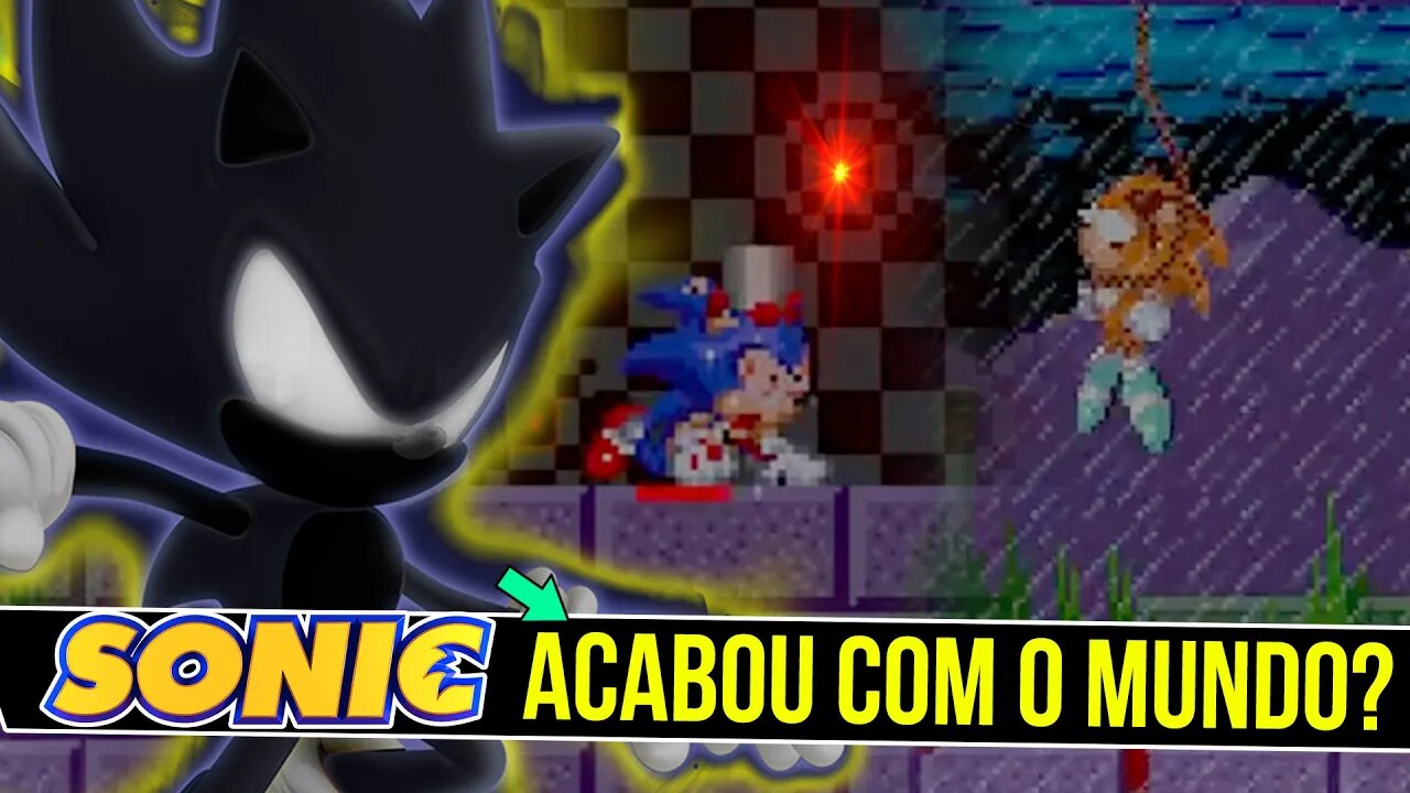 SONIC Maligno DESTRUINDO o MUNDO?! | Sonic.EXE Last Spurt #shorts