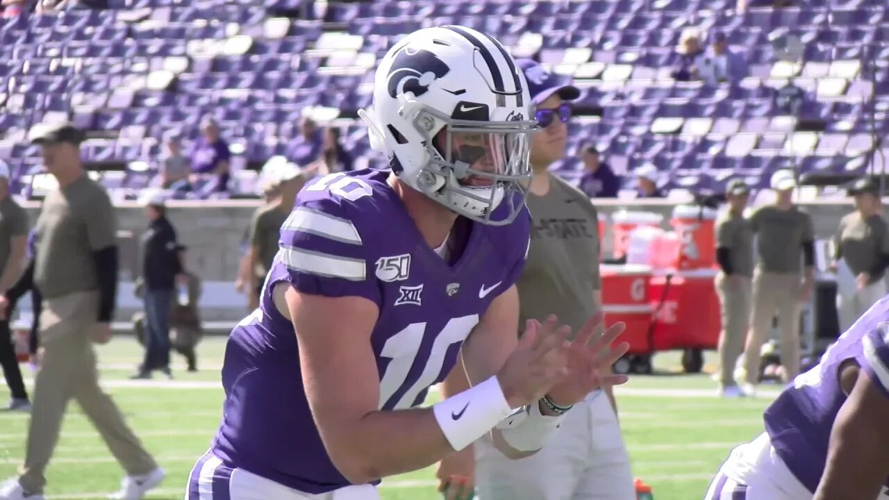 Kansas State Football | First look at Wildcats' new white helmet and pants | October 5, 2019