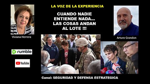 CUANDO NADIE ENTIENDE NADA..LAS COSAS ANDAN AL LOTE !!! LA VOZ DE LA EXPERIENCIA