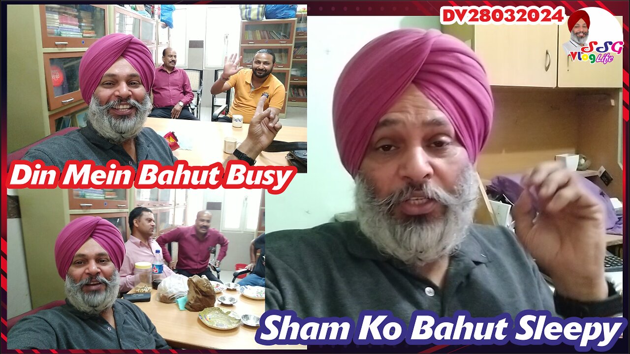 Din Mein Bahut Busy | Sham Ko Bahut Sleepy DV28032024 @SSGVLogLife