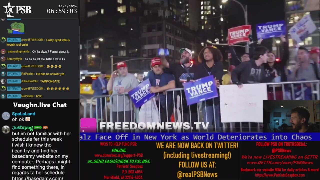 2024-10-02 07:00 EDT - Patriots Soapbox AM: with MykelJaye