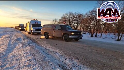 The Convoy's Begin To Arrive At Camp Hope