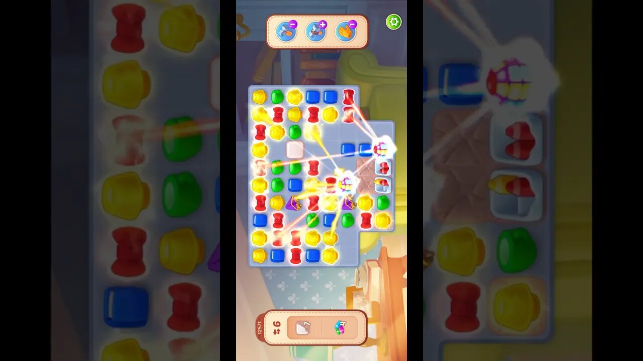 Shorts Playrix Homescapes Gameplay Walkthrough Level 12571-040