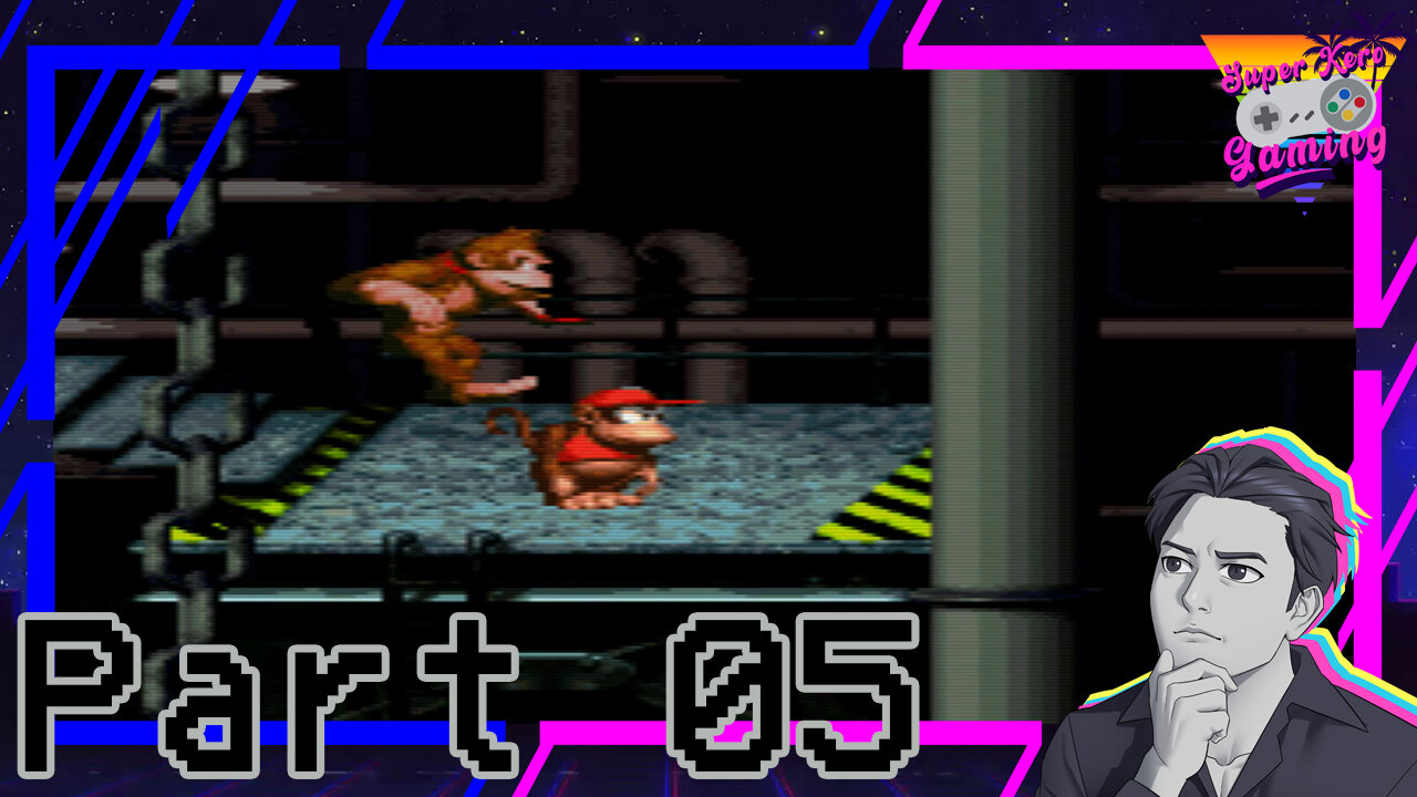 Donkey Kong Country [SNES] Part 05 Kremkroc Industries Inc. [Commentary]