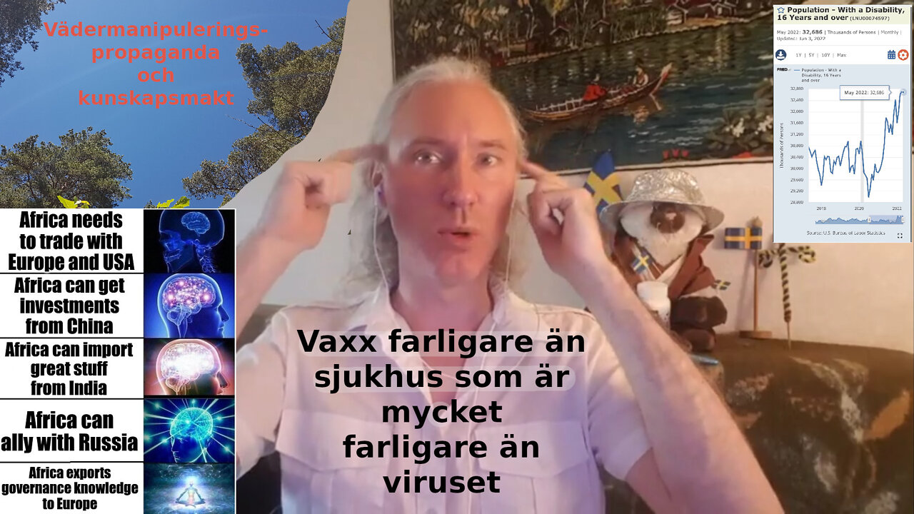 Vaxxet värre än felbehandlingar, viruset säkert. Väderstyrning, övervakning, vapen = Kunskapsmakt