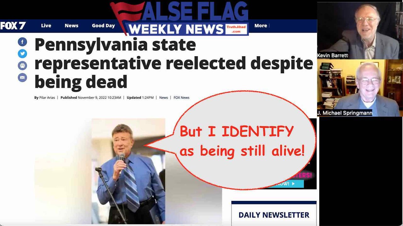 Midterms: Brain Damaged, Dead, & Zionist-Owned Candidates Triumph (FFWN with J. Michael Springmann)
