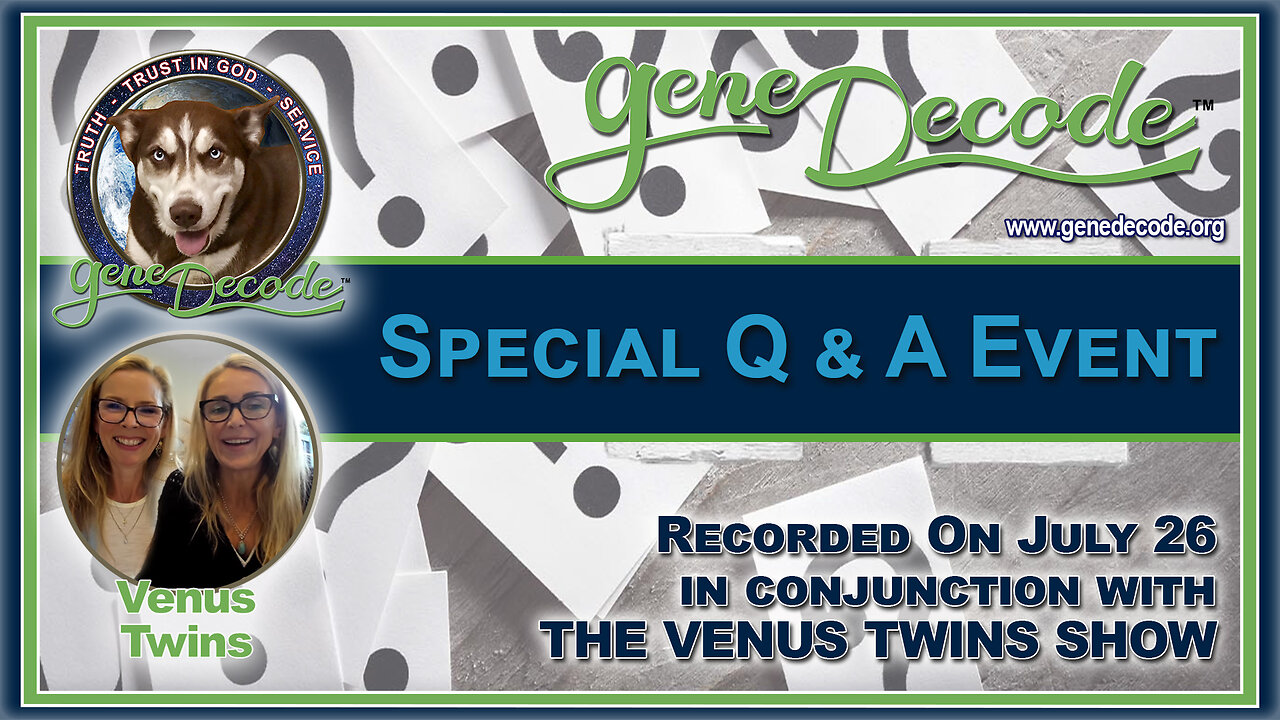 Special gene Decode Q&A hosted by The Venus Twins