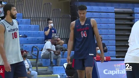 Wizards have open practice at Morgan State University