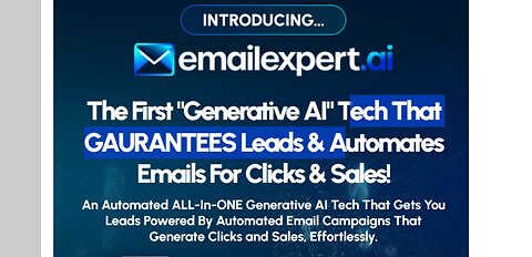 Email Expert AI Demo: advanced “Generative AI” that delivers verified, targeted leads instantly
