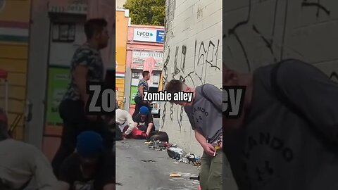 entrance to zombie alley