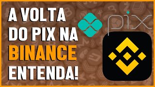 SAQUES E DEPÓSITOS VIA PIX NA BINANCE VOLTOU OU NÃO?