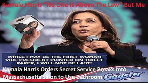Kamala Harris Orders Secret Service Breaks Into Massachusetts Salon To Use Bathroom