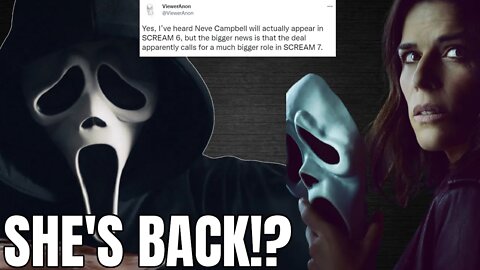 Sidney Is Back For Scream 6?! - Big Insider Says Neve Campbell Is RETURNING