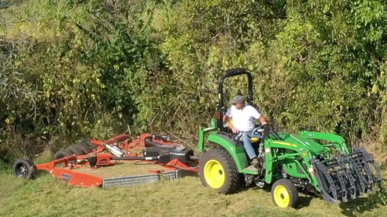 Rhino 10' Flex-wing; Small Tractor; Tough Mowing!