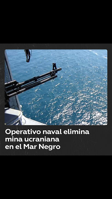 Buque patrullero "Sergey Kotov" descubren mina a la deriva en el Mar Negro