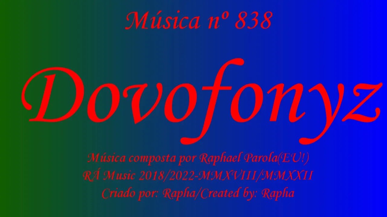 Música nº 838-Dovofonyz